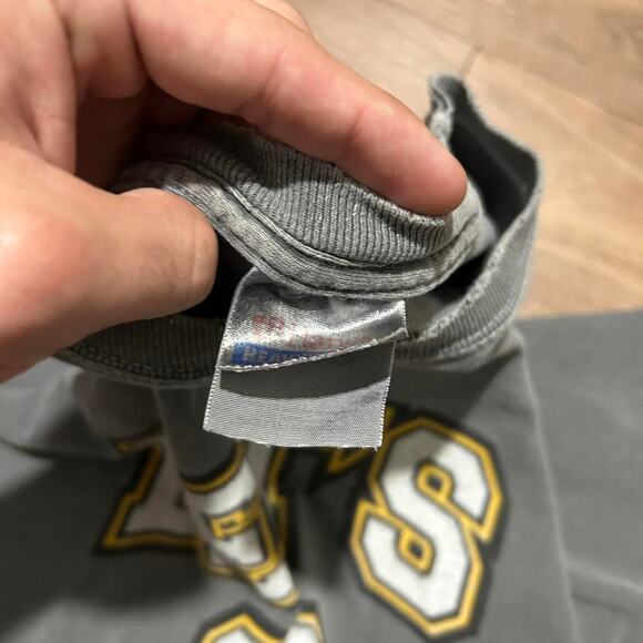 Let’s Go Bucs Vintage Wash Graphic Tee Gray Size L - Picture 4 of 5